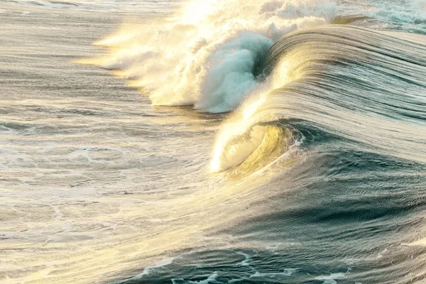Beautiful focused closeup shot of amazing water textures at the ocean