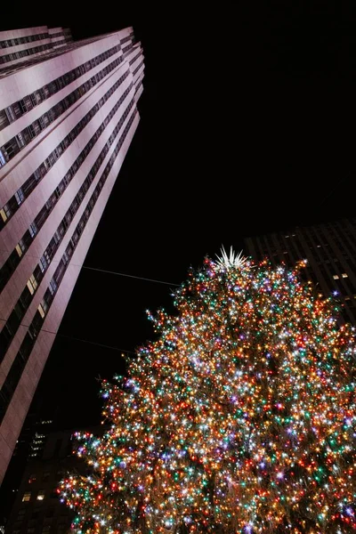 Beautiful Christmas decorations in New York — Stock Photo, Image