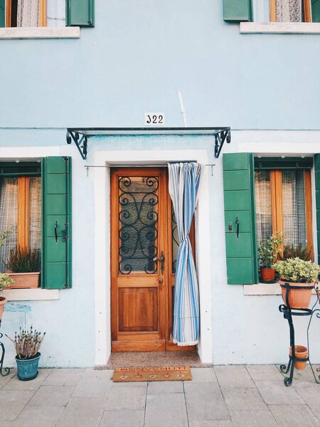 Beautiful Colorful Apartments Suburban Town — Stock Photo, Image