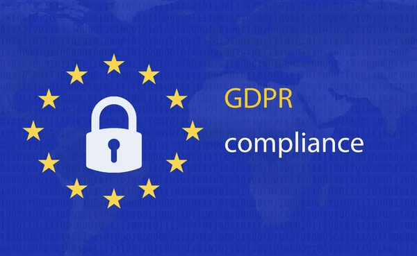 Gdpr Hintergrund — Stockfoto