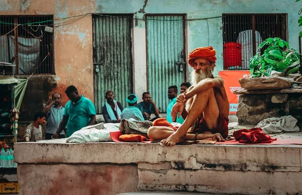 Rilassante Sadhu — Foto Stock