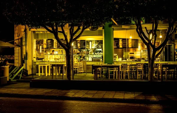 Kawiarnia na Cyprze — Zdjęcie stockowe