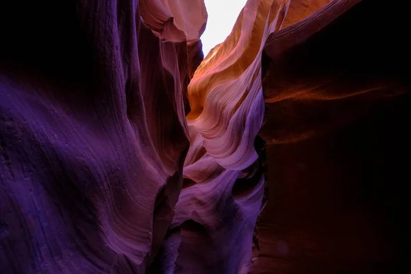 Krásný záběr na Antelope Canyon v Arizoně — Stock fotografie