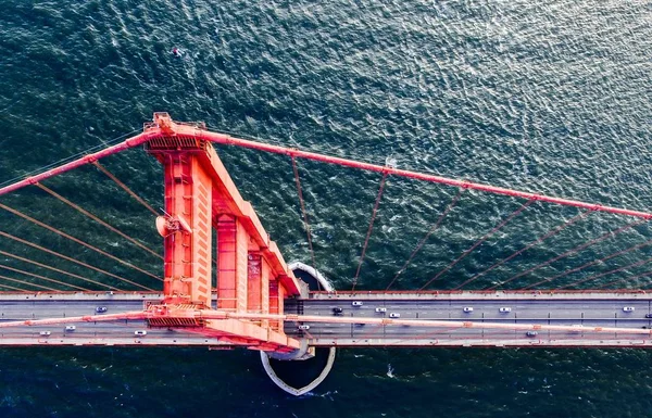 金门大桥俯瞰美国旧金山 — 图库照片
