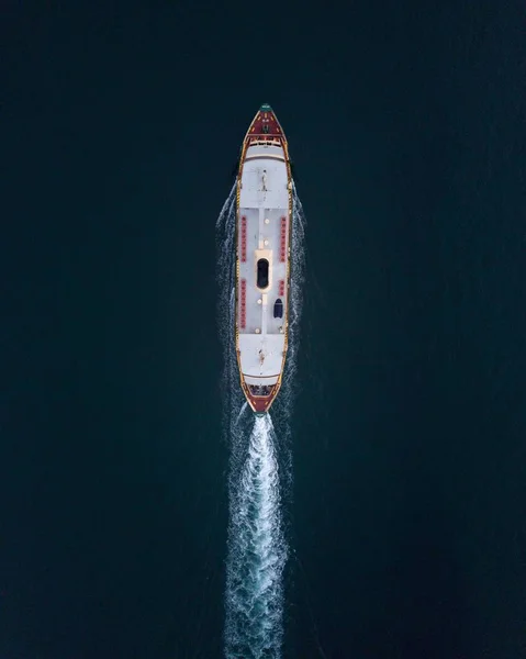 Luchtfoto Van Een Openbaar Veerboot Vervoer Manly Sydney — Stockfoto