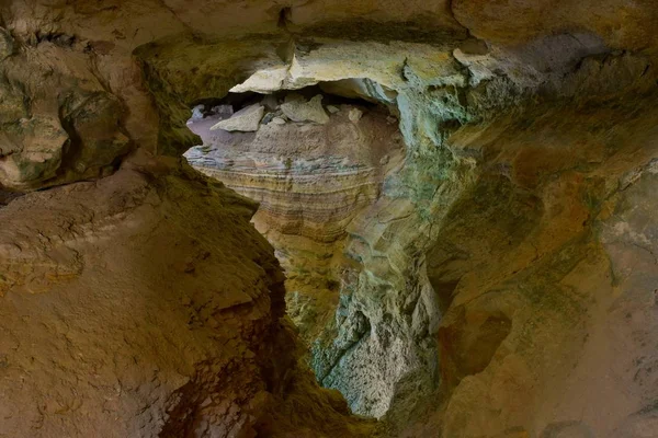 Чудо печерних осадових порід і стратифікації — стокове фото