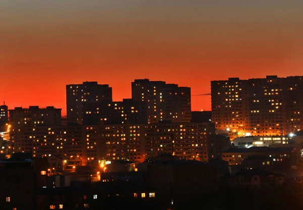 Güzel şehir ışıkları — Stok fotoğraf