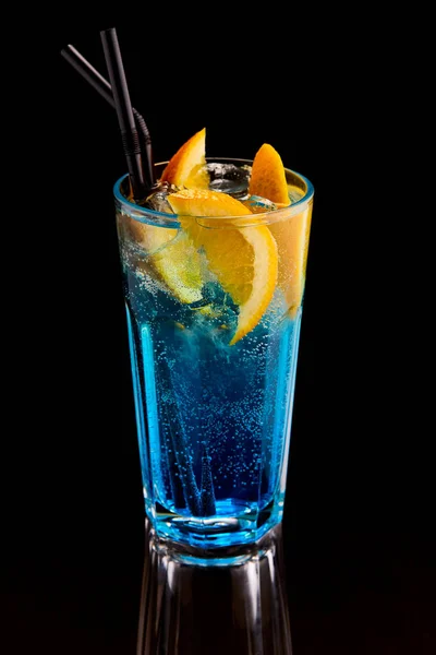 Exotic cocktail with lemons — Stock Photo, Image
