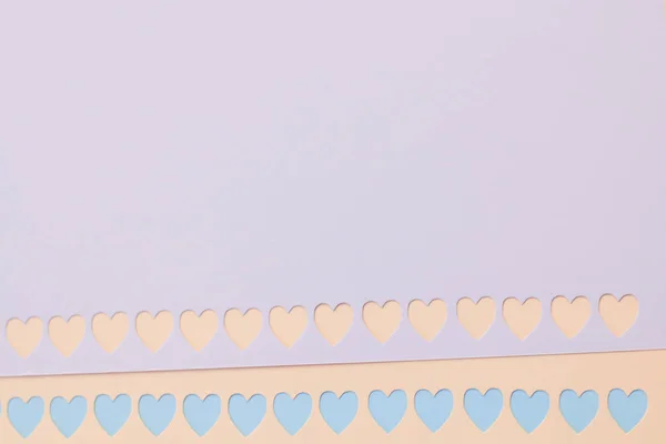 Kesik kalpleri olan renkli bir arkaplan — Stok fotoğraf