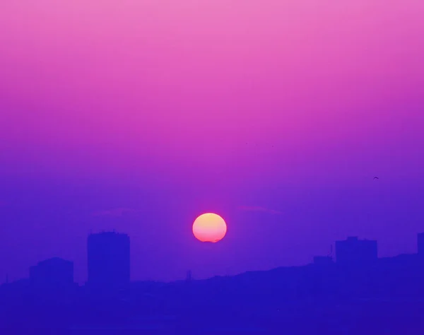 Esthetische zonsondergang — Stockfoto