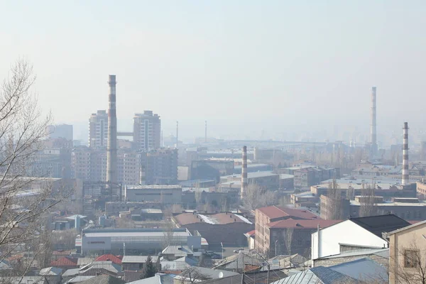 Fabriken in der Stadt — Stockfoto