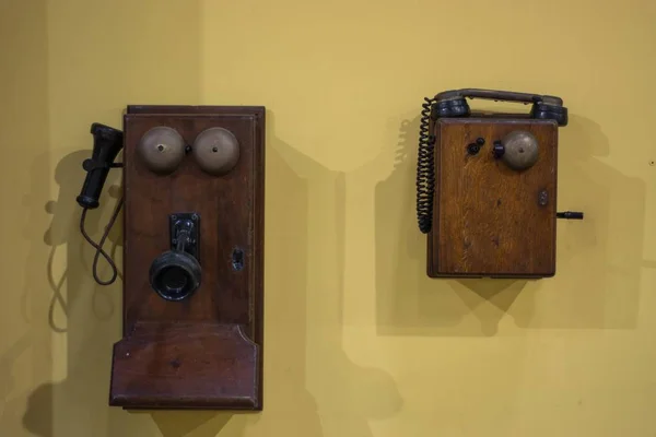 Old telephones — Stock Photo, Image