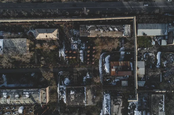 Terk edilmiş şehir fabrikası — Stok fotoğraf