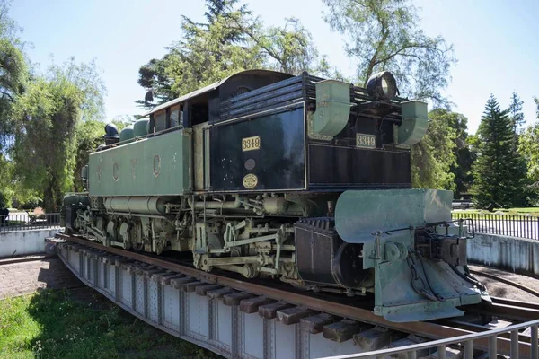Locomotora en exhibición en el Museo del Ferrocarril de Chile —  Fotos de Stock