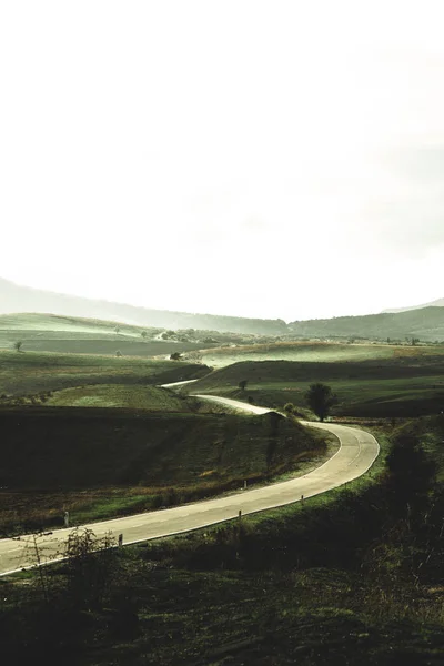 Route dans un village — Photo