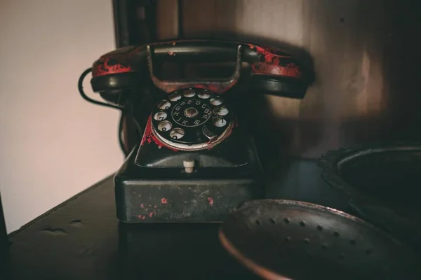 Vintage telefon — Stok fotoğraf