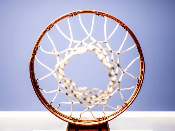 Basketball hoop shot from above — Stock Photo, Image