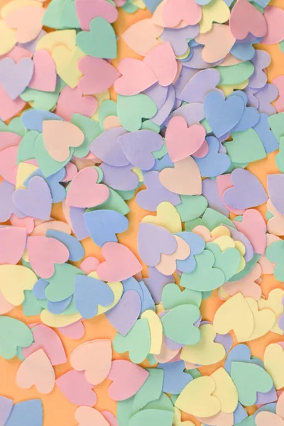 カラフルなキャンディの心 — ストック写真