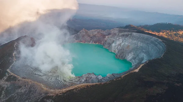 Beautiful Aerial Shot Hills — Stock Photo, Image