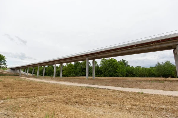 Une Nouvelle Autoroute Récemment Construite Dans District Brcko Bosnie Herzégovine — Photo