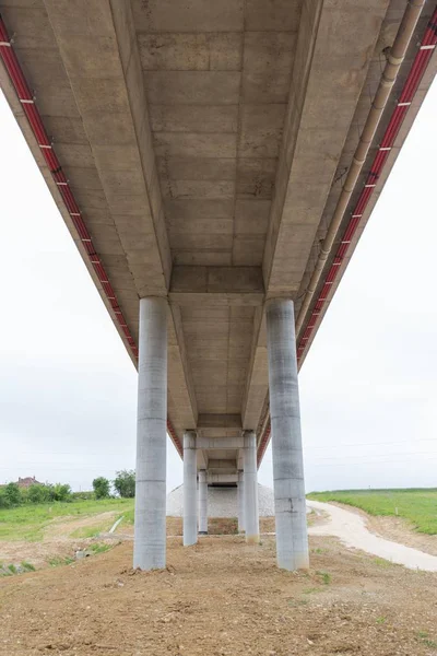Una Nuova Autostrada Recente Costruzione Nel Distretto Brcko Bosnia Erzegovina — Foto Stock