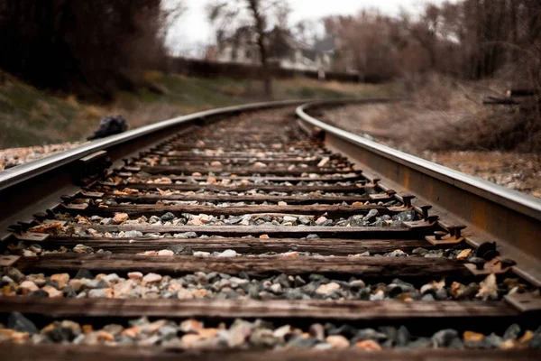 Primer plano selectivo de un tren — Foto de Stock