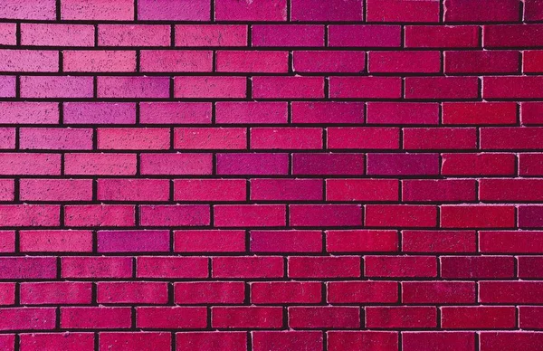 Beautiful deep red brick wall for background or wallpaper — Stock Photo, Image