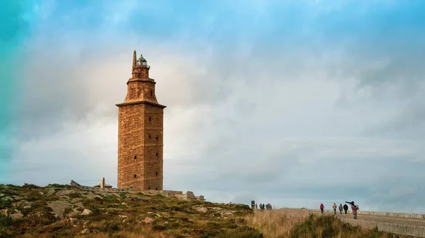 Faro Torre Hércules Galicia España — Foto de Stock