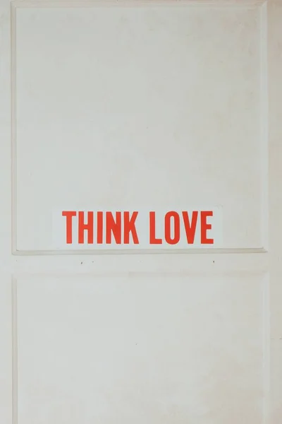 Pensa em Amor — Fotografia de Stock