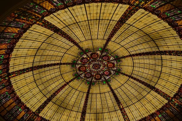 라스베이거스의 라파예트 갤러리 천장의 아름다운 — 스톡 사진