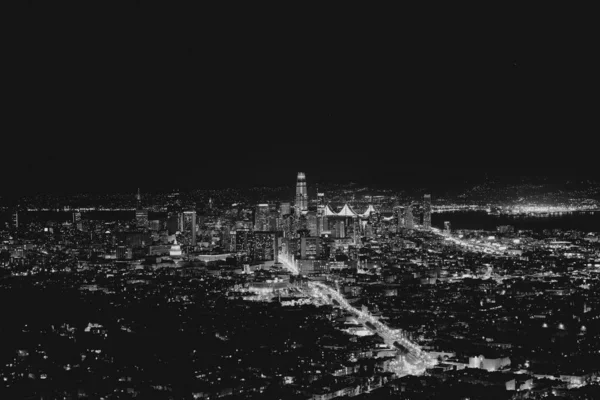 Beautiful Skyline San Francisco Night — Stock Photo, Image