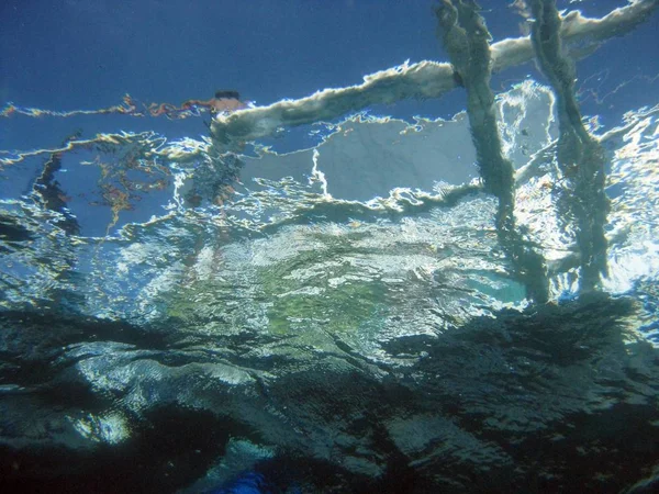 Широкий Подводный Снимок Моря — стоковое фото