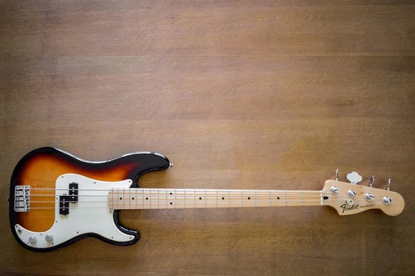 Instrument Musique Électrique Marque Fender Modèle Precision Basse Électrique — Photo