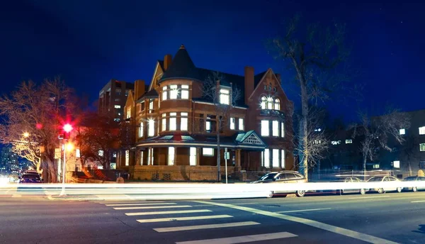 A beautiful time-lapse shot at the Grant Street Mansion