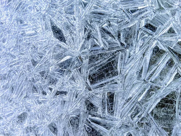 Schöne Tapete aus Eiszapfen — Stockfoto