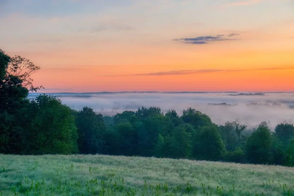 펜실베이니아 북서부 시골의 아름다운 자연적 배경이나 — 스톡 사진