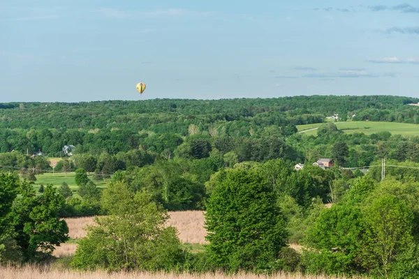 Beaux paysages du lever du soleil dans la campagne du nord-ouest de la Pennsylvanie — Photo