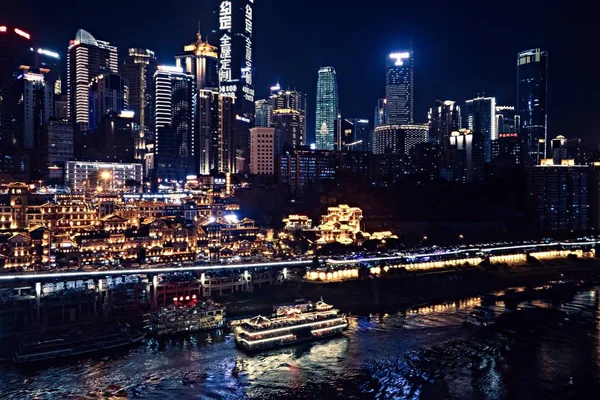 Skyline of Chongqing - Chiny — Zdjęcie stockowe