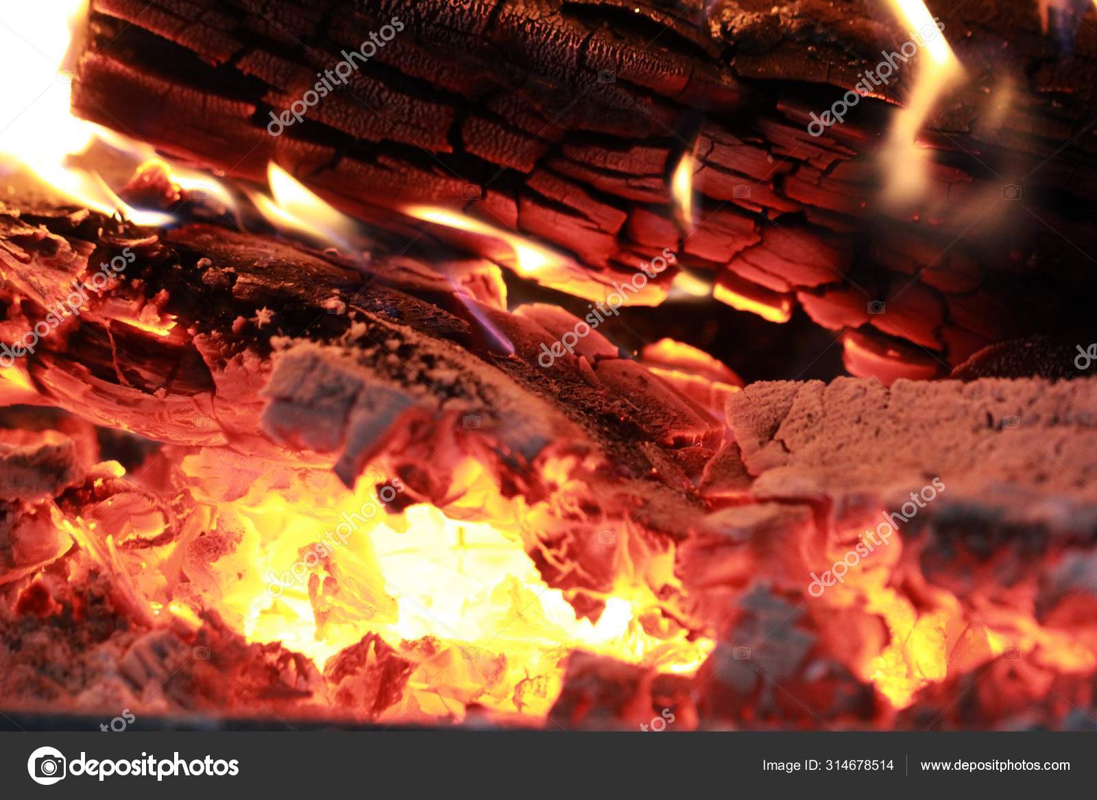 Horizontal Shot Of Fire Flames Perfect For A Stunning Wallpaper Stock Photo Image By C Wirestock