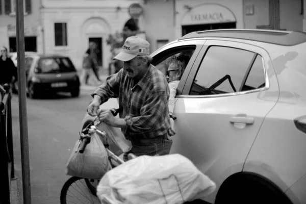 Brescia Italia Feb 2019 Persone Giro Città Brescia — Foto Stock