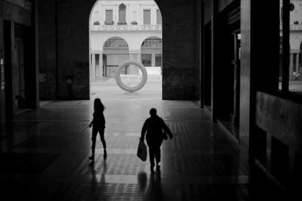 Brescia Italia Febrero 2019 Personas Alrededor Calle Ciudad Brescia Italia —  Fotos de Stock