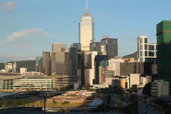 香港惊人的建筑物和街道 — 图库照片