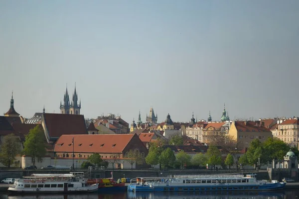 Praga República Checa Abr 2016 Hermosa Praga Excelente Destino Turístico —  Fotos de Stock