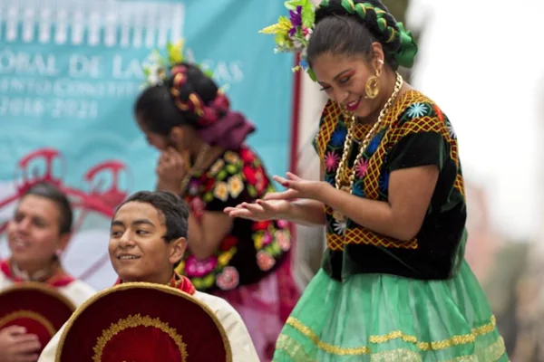 San Cristobal Las Casas Mexico Απρ 2019 Παραδοσιακοί Χοροί Κατά — Φωτογραφία Αρχείου