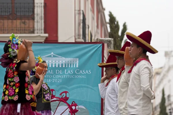 San Cristobal Las Casas Mexico 2019年4月10日 在墨西哥San Cristobal Las Casas的复活节天主教庆祝活动 — 图库照片