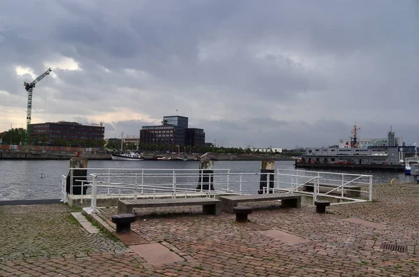 Kiel Γερμανια Μαρ 2020 Θέα Στο Λιμάνι Του Κιέλου Κάποια — Φωτογραφία Αρχείου