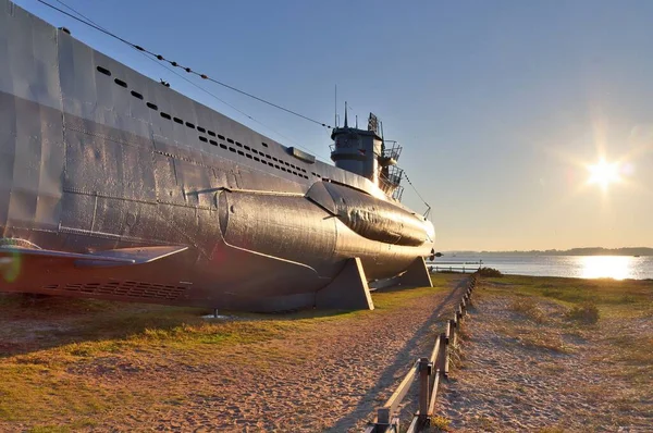 Laboe Németország 2020 Május Laboe Németország Május 2020 U995 Tengeralattjáró — Stock Fotó