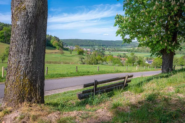 Für Eine Schöne Aussicht Odenwald — Stockfoto