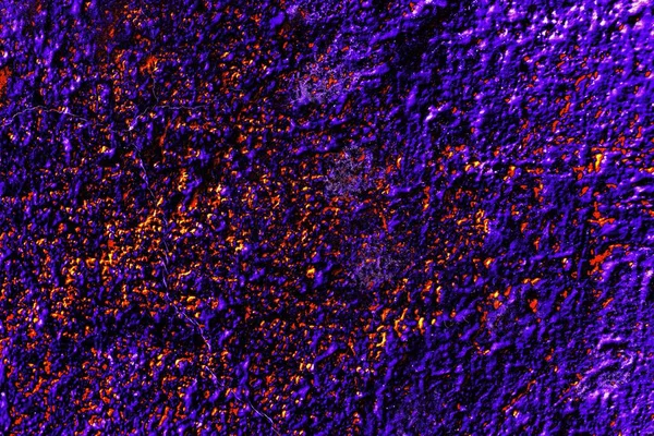 Primer Plano Una Superficie Rugosa Con Color Violeta Metálico Amarillo —  Fotos de Stock