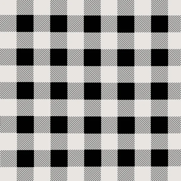 Illustration Black White Lumberjack Plaid Pattern Background — Stock Photo, Image